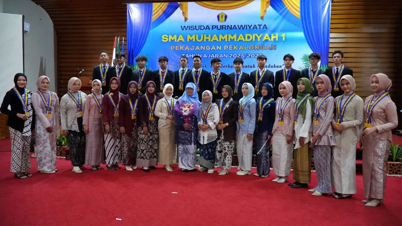 Meriah dan Penuh Haru! SMA Muhammadiyah 1 Pekajangan Lepas Generasi Berprestasi Menuju Masa Depan Gemilang