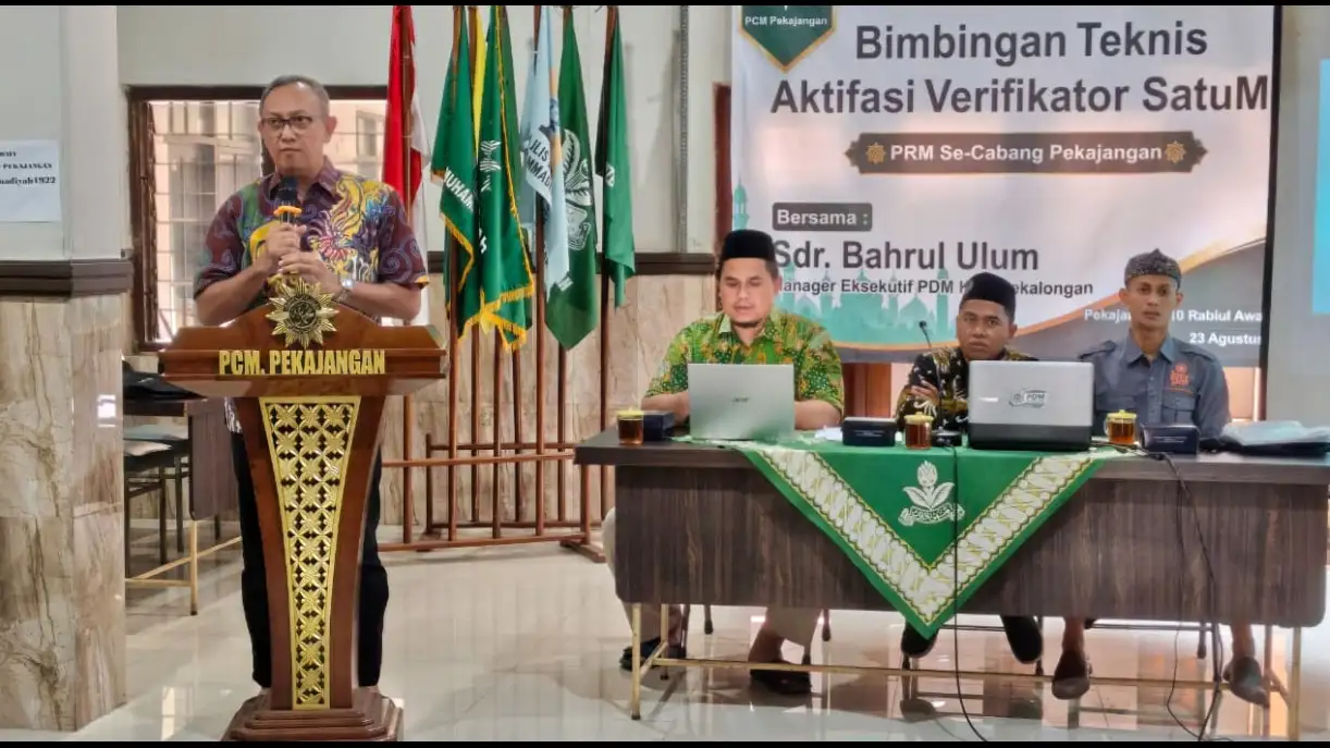 PCM Pekajangan Gelar Aktivasi Verifikator SatuMu Tingkat Ranting, Dorong Pendataan E-KTAM yang Akurat dan Terintegrasi